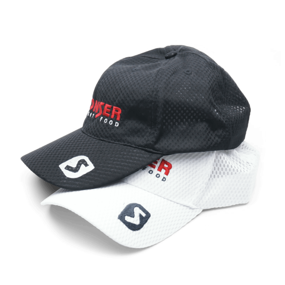 SPONSER CAP mit Netz schwarz